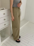 [sale] Pocket washing pants (khaki beige)