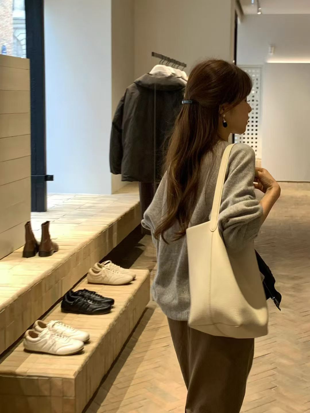 Cashmere basic pullover knit
