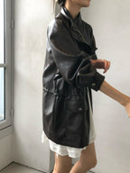 Highneck lambs skin jumper