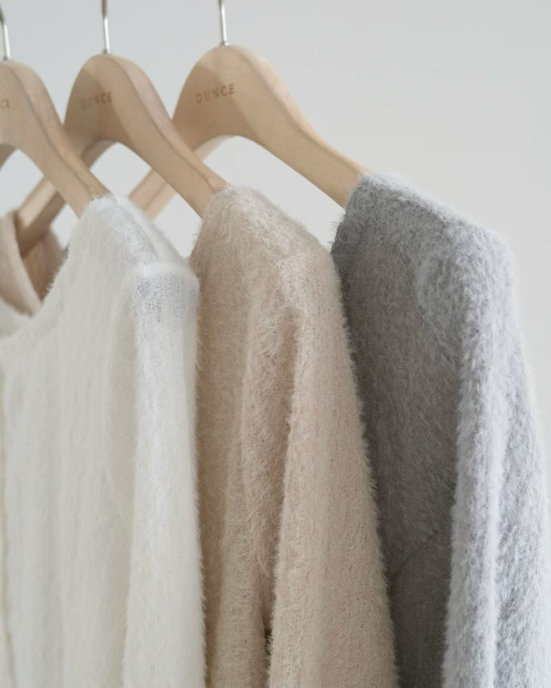 Fluffy cardigan