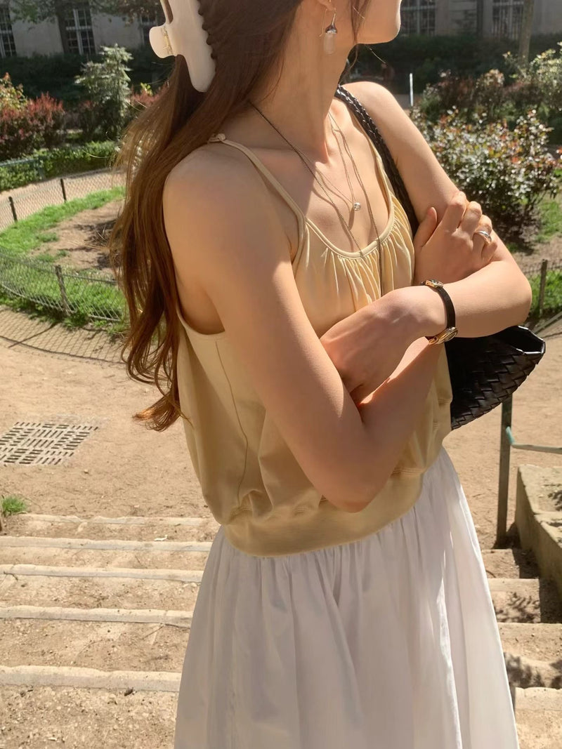 Ballet shirring skirt