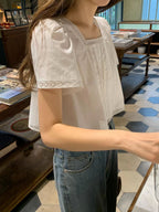 Leaming lace blouse