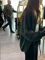 Hay wool knit cardigan