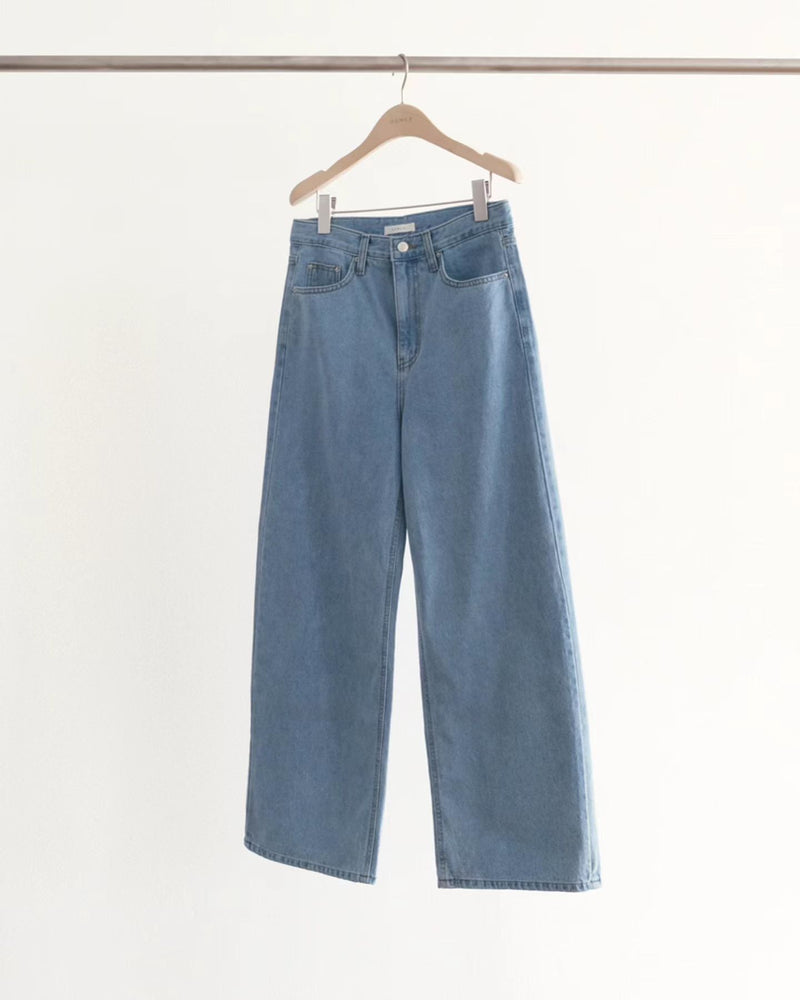 Row denim pants