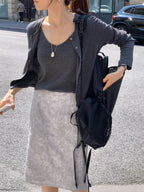 Grace jacquard skirt