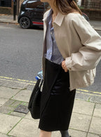 From silky shirt