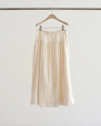 Crinkle maxi skirt