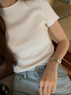 Wrinkle half tee