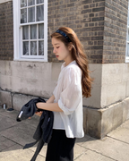 [sale] lace pintuck blouse