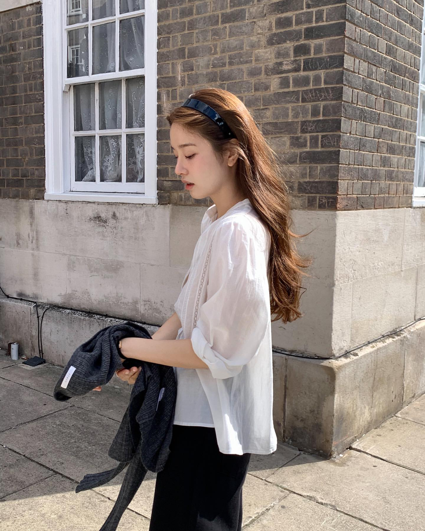 [sale] lace pintuck blouse