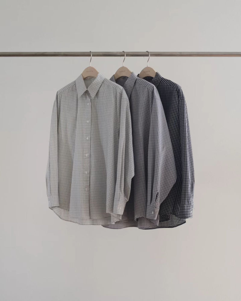 Marron check shirt