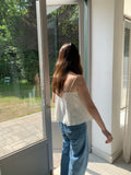 [sale] Satin v sleeveless (cream)