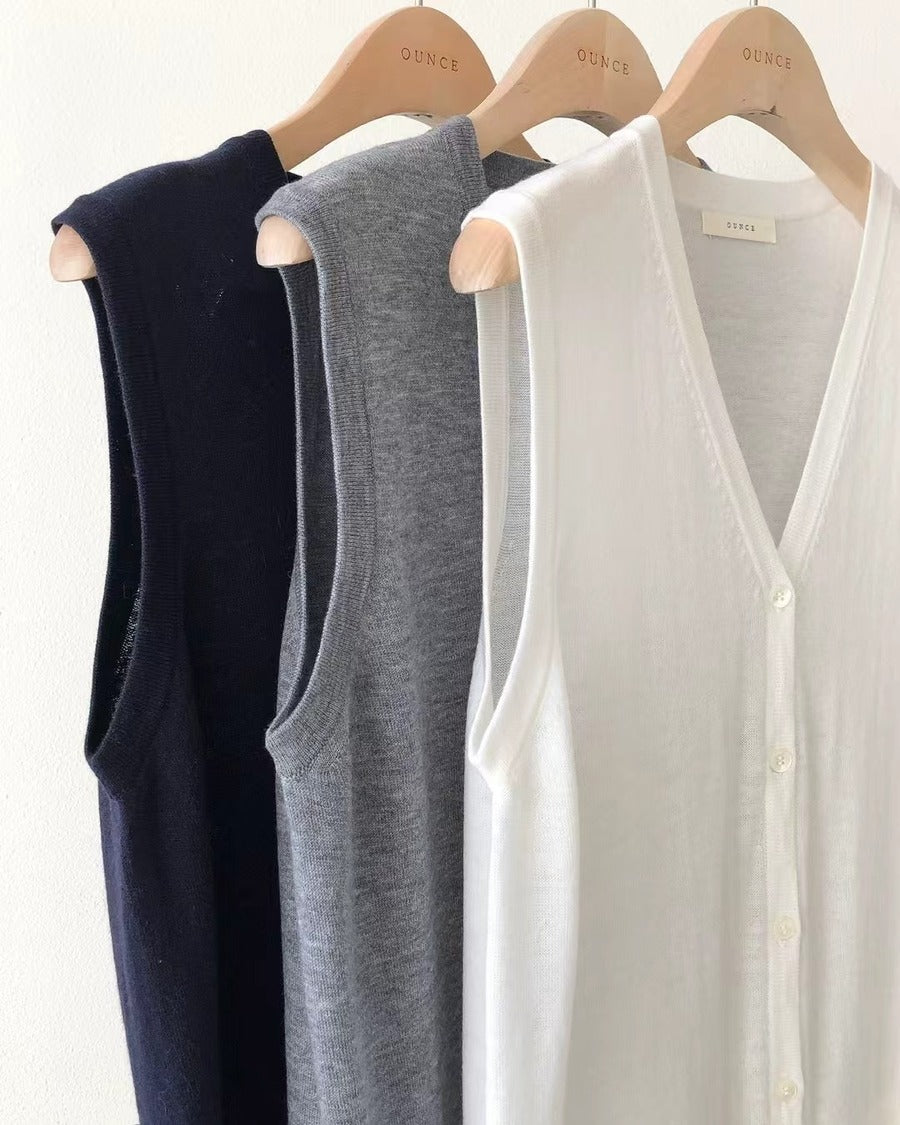 [sale] Blend knit vest