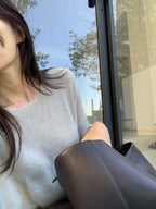 Row mohair hacch knit