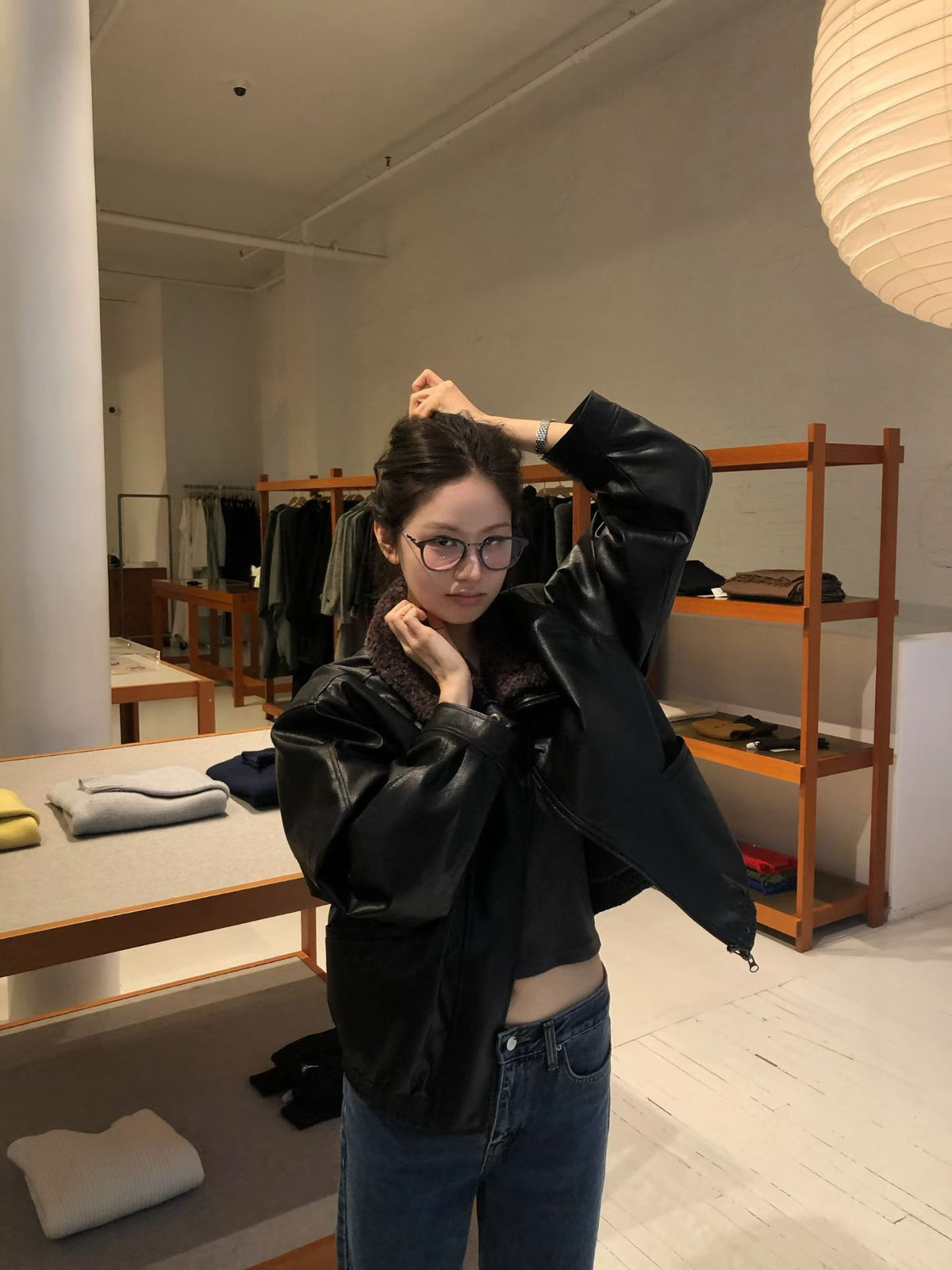 Chloe leather jumper