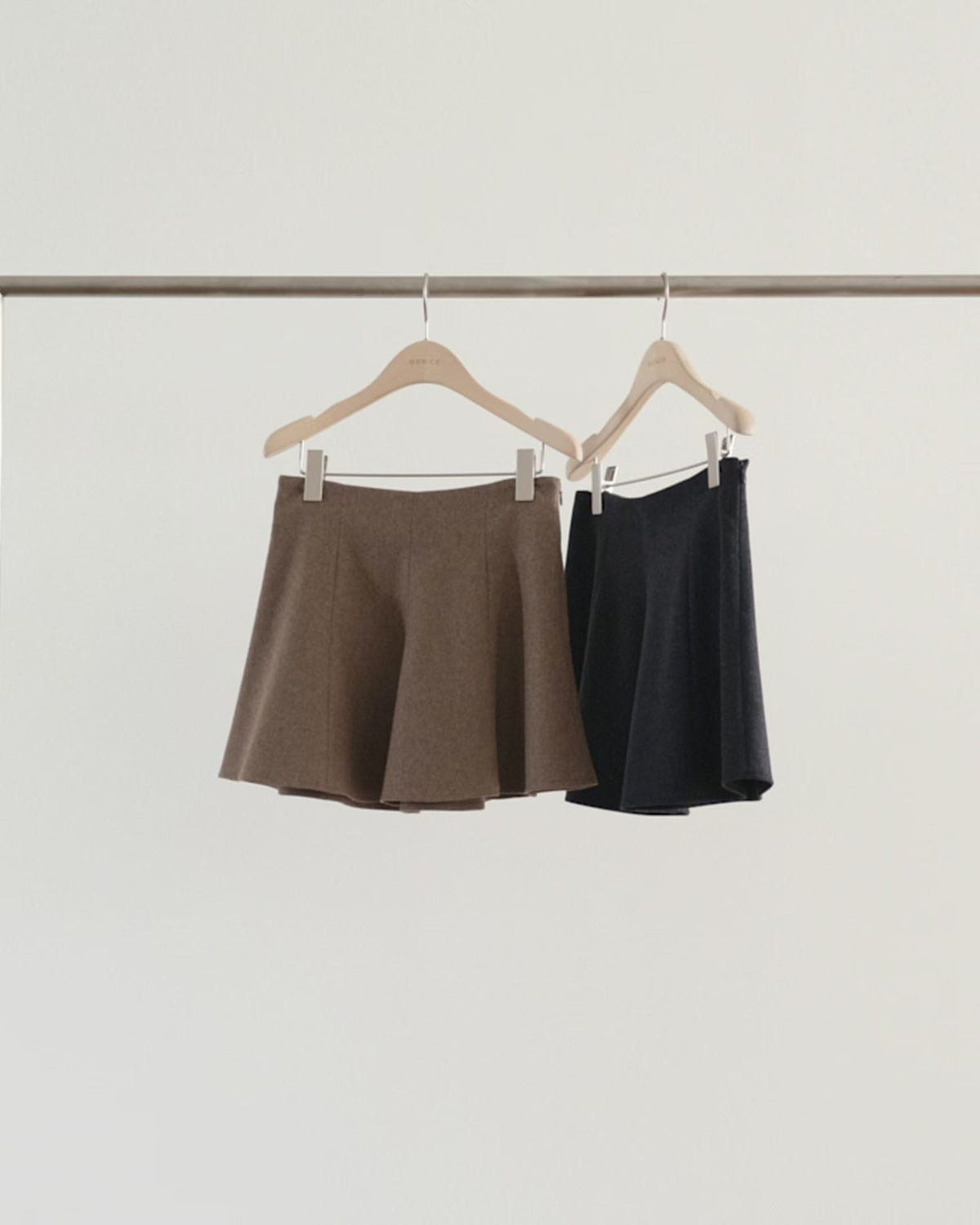 Mini flare skirt