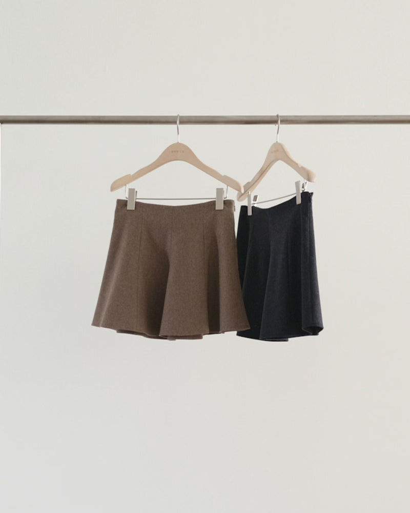 Mini flare skirt