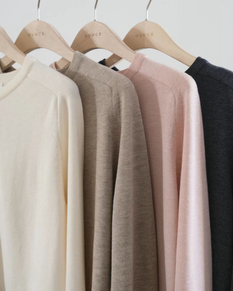 Wool silk cardigan