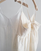 Cotton eyelet bustier