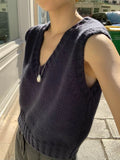 Cliff knit vest