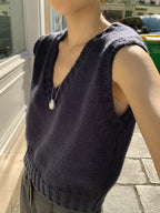 Cliff knit vest