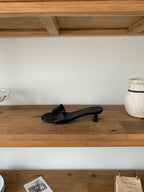 Satin mule