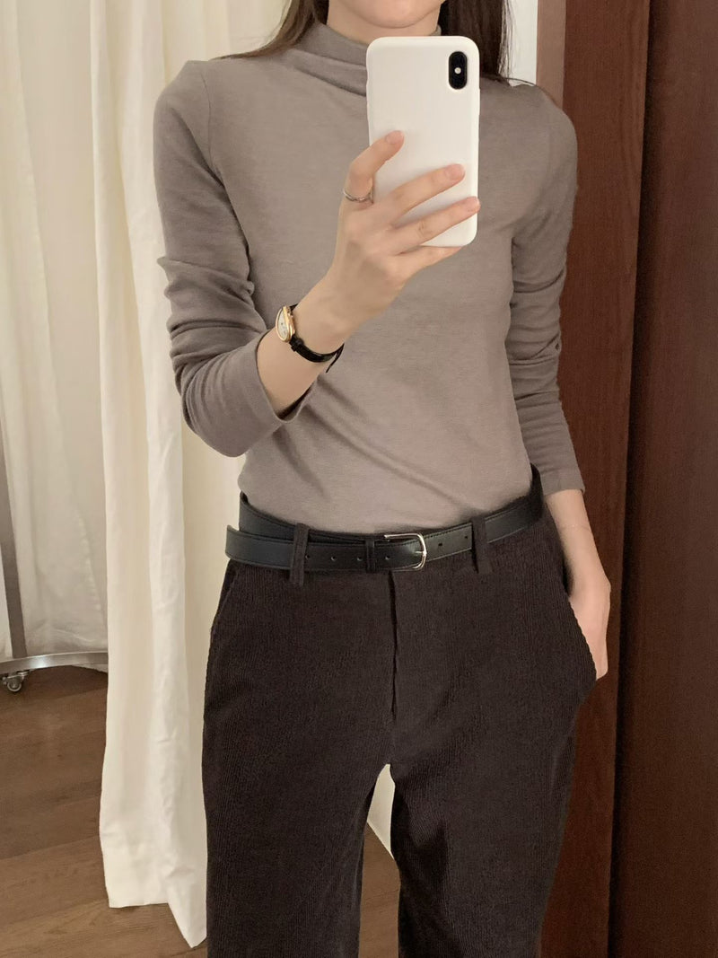 Merino wool pola tee