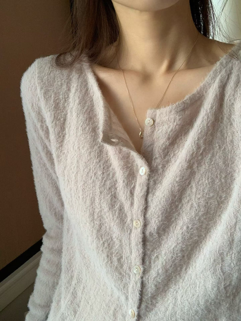 Fluffy cardigan