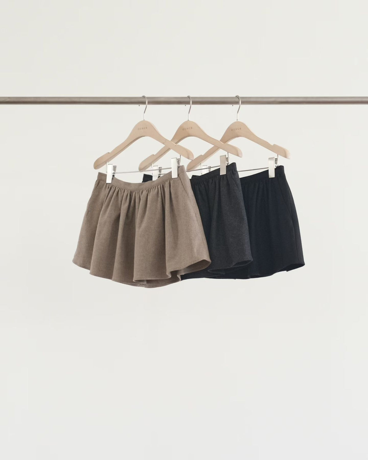 Maren wool mini skirt