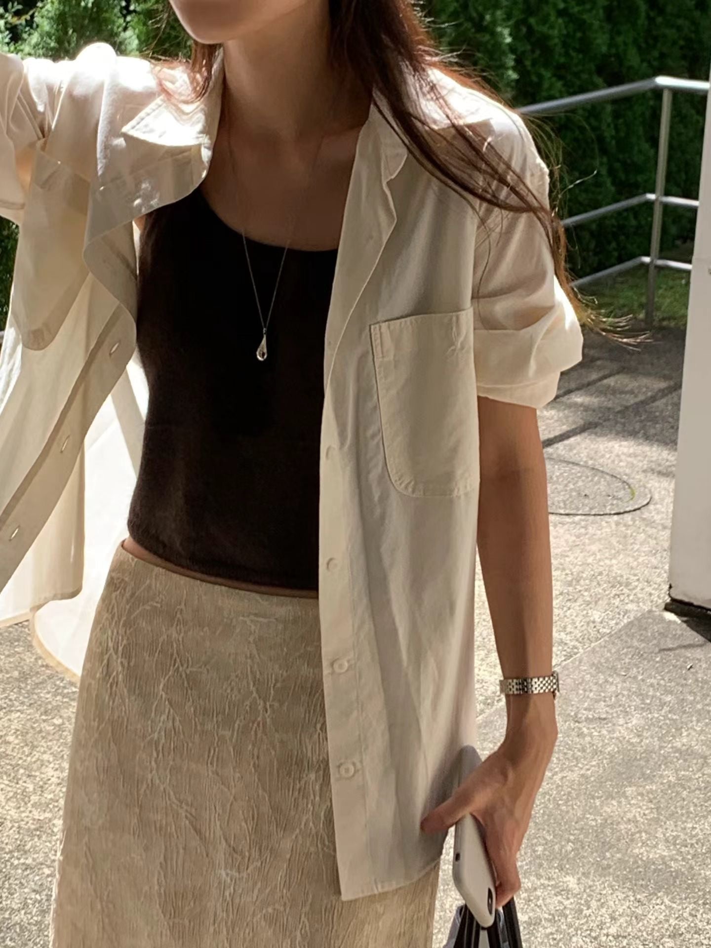 Phoebe pocket shirt