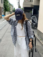 Summer check shirt