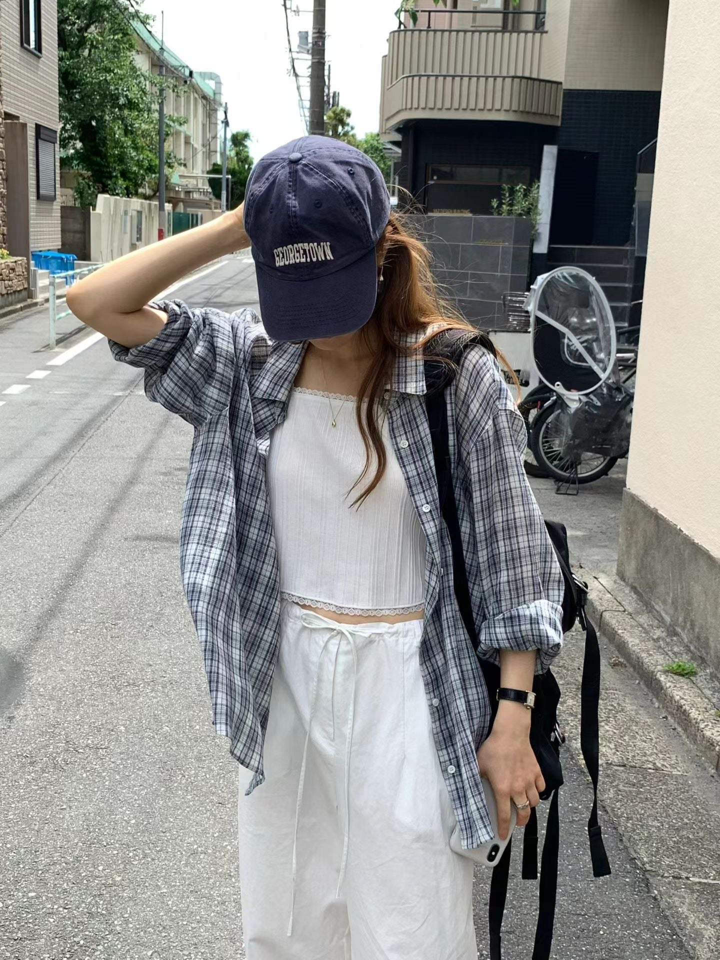 Summer check shirt