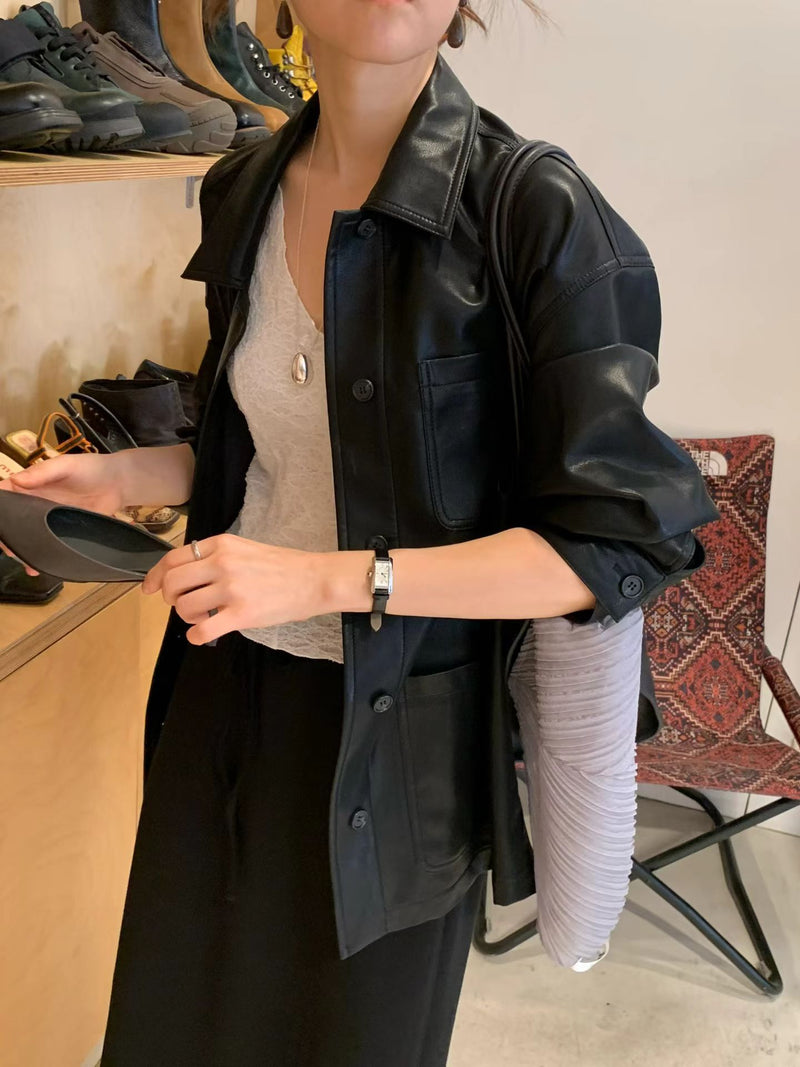 Mine leather jacket