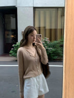 Lily square golgi cardigan
