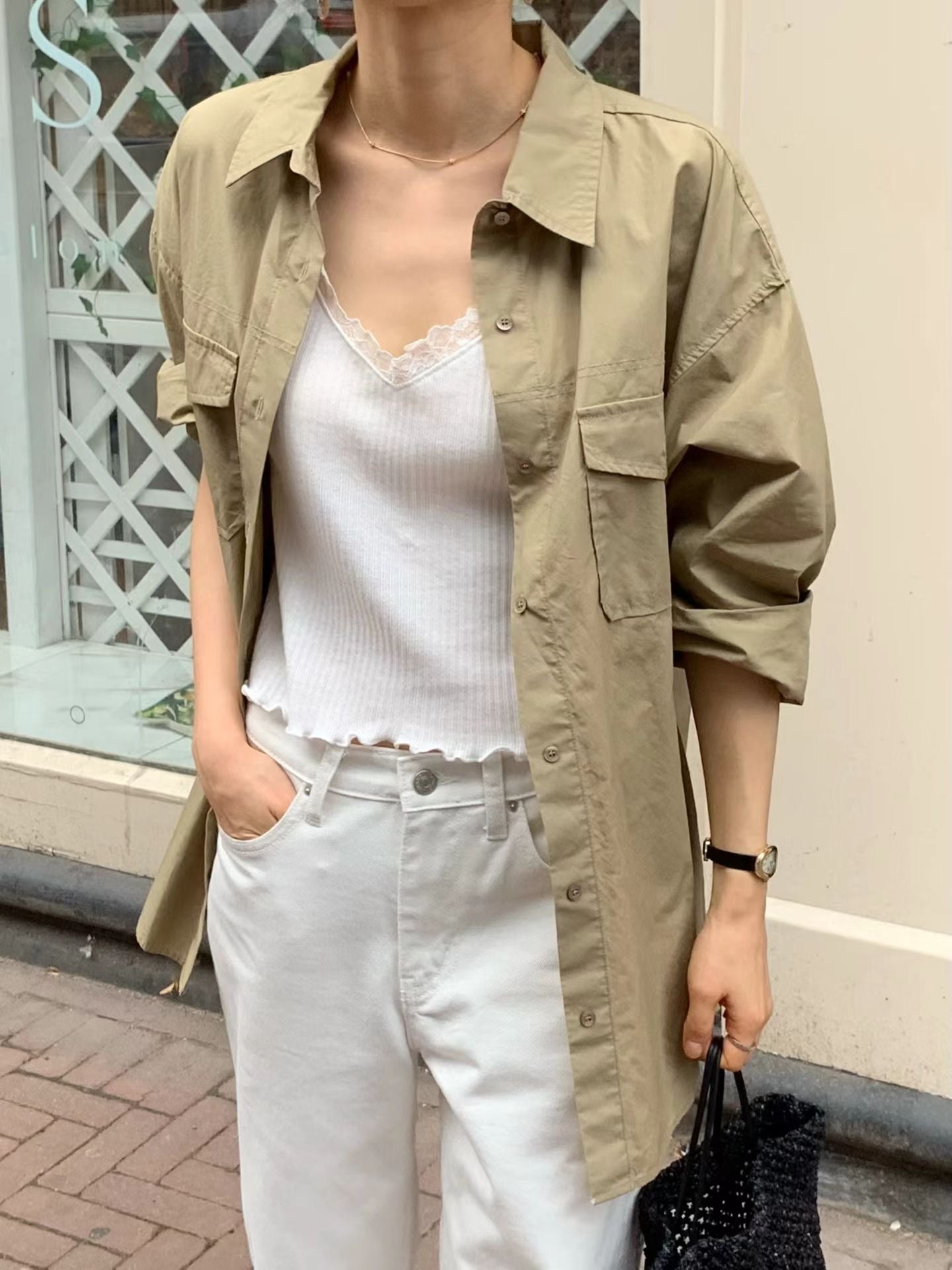 Jade pocket shirt