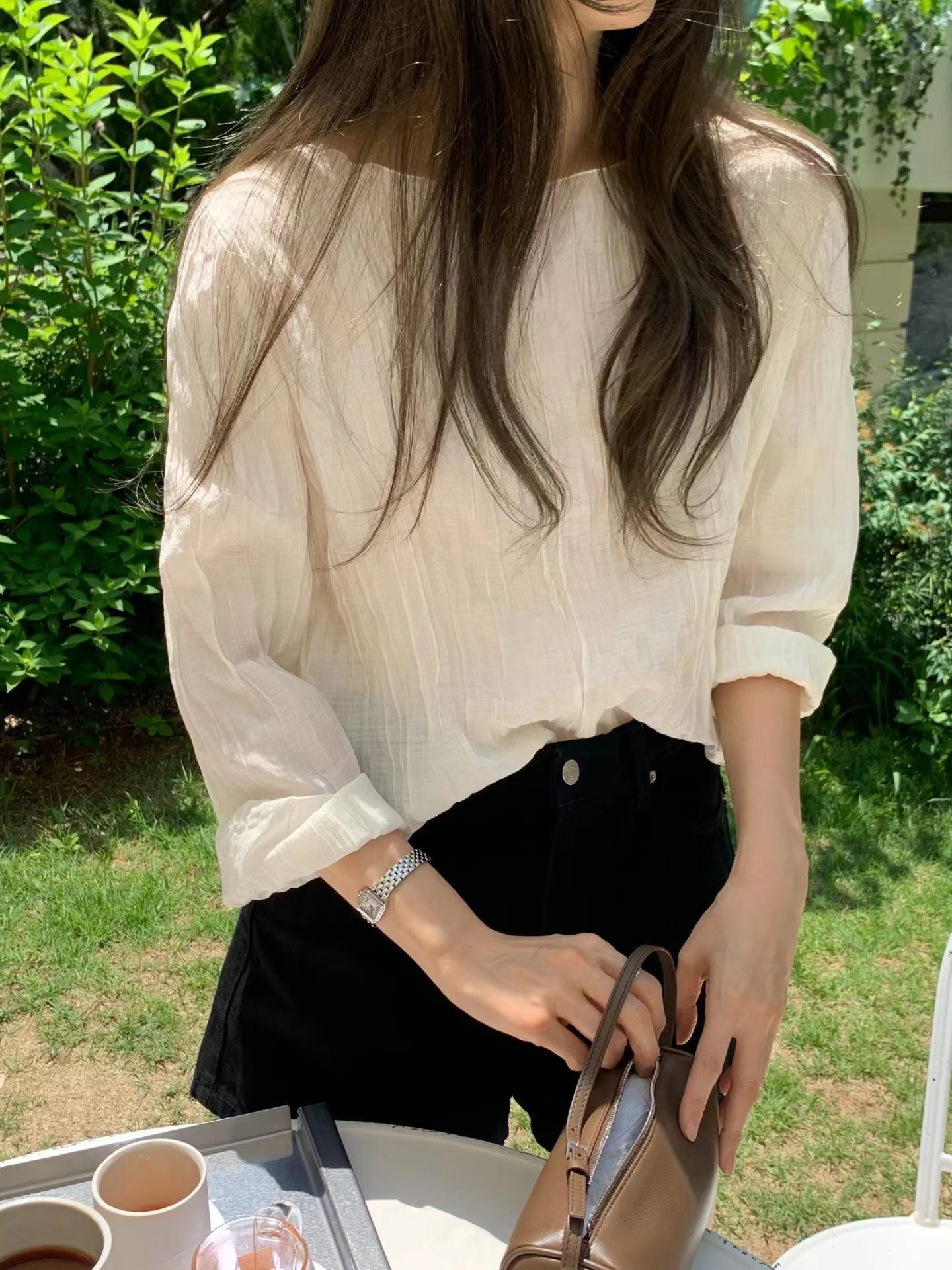 More wrinkle blouse