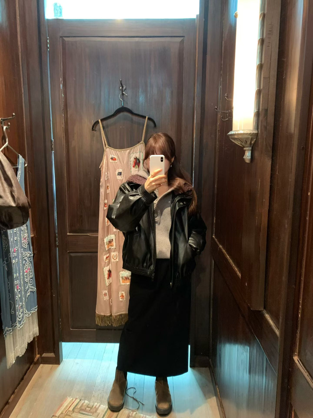 Chloe leather jumper