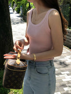 Organic linen sleeveless knit