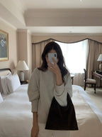 Rosy wholegarment knit