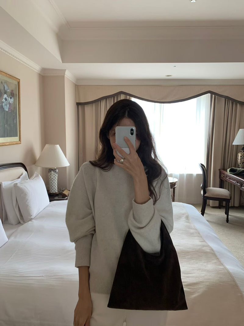 Rosy wholegarment knit