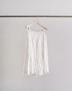 Flare wrinkle skirt