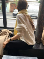 Cashmere basic pullover knit