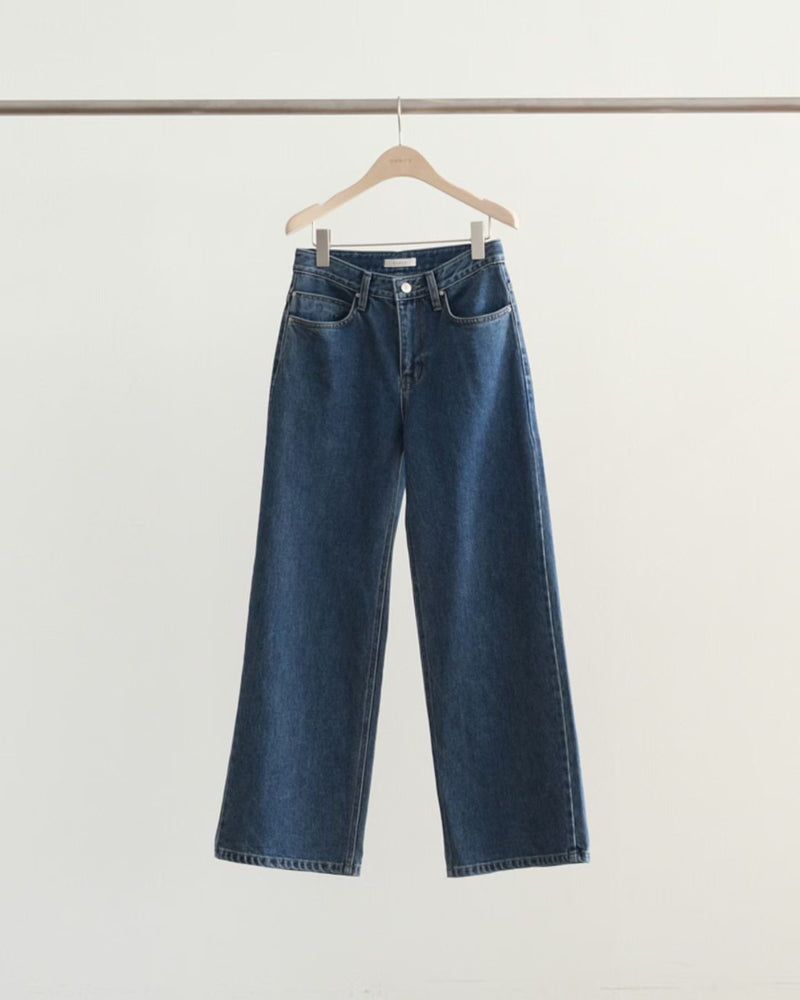 Log blue denim