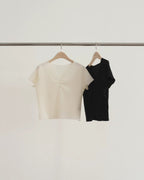 Elle shirring tee