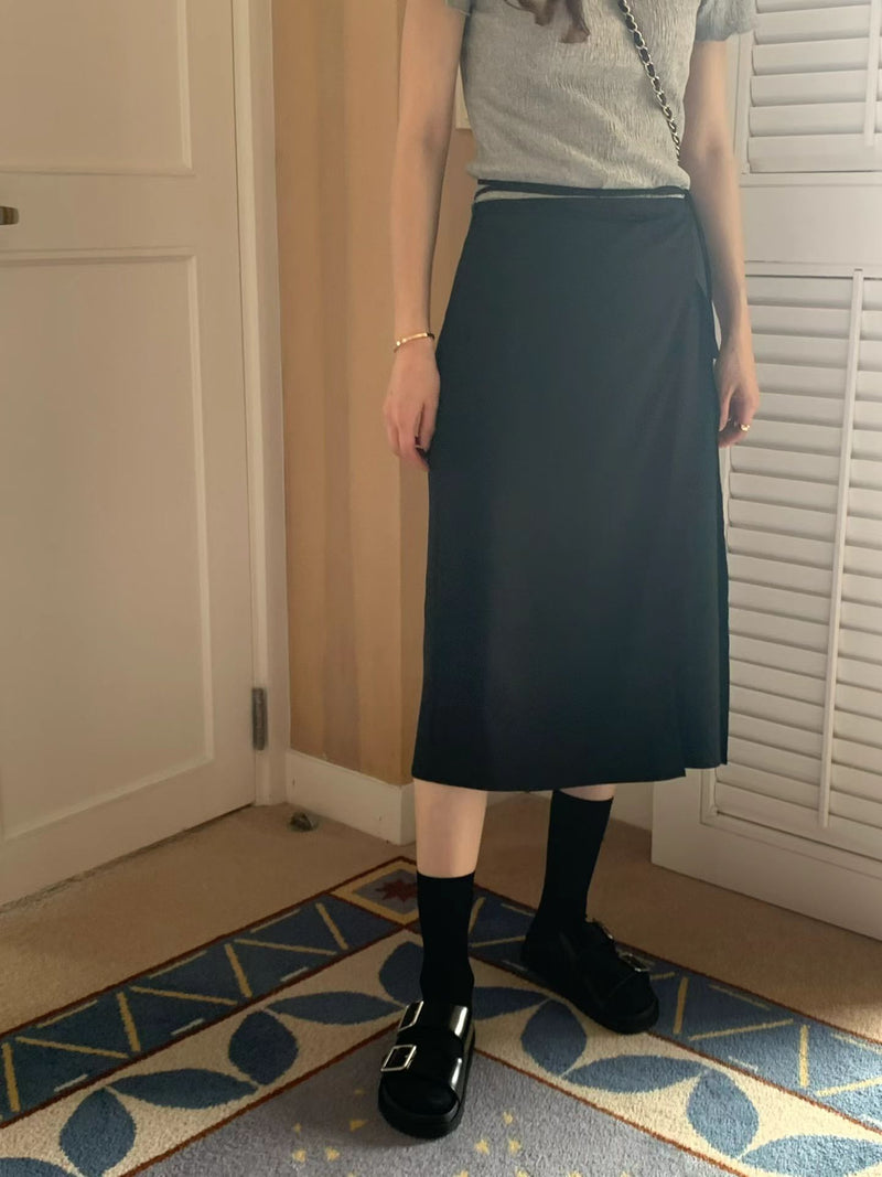Wrinkle half tee