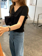 Elle shirring tee