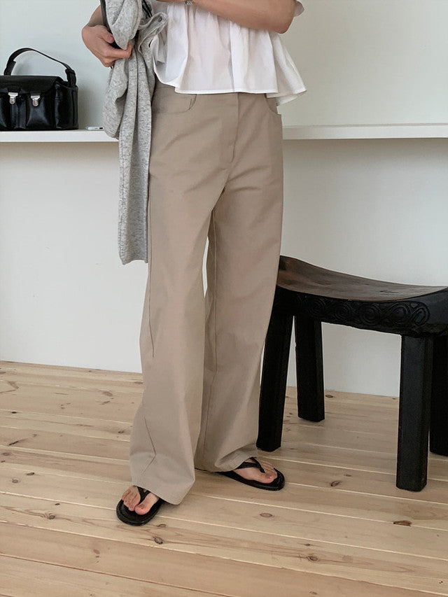 [Instock] Core washing pants (beige/M)