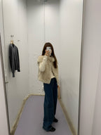 Log blue denim