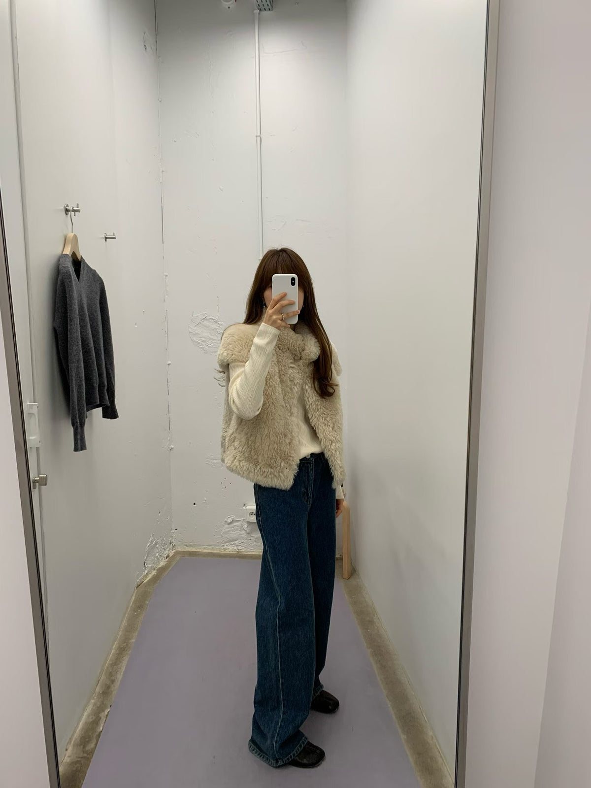 Log blue denim