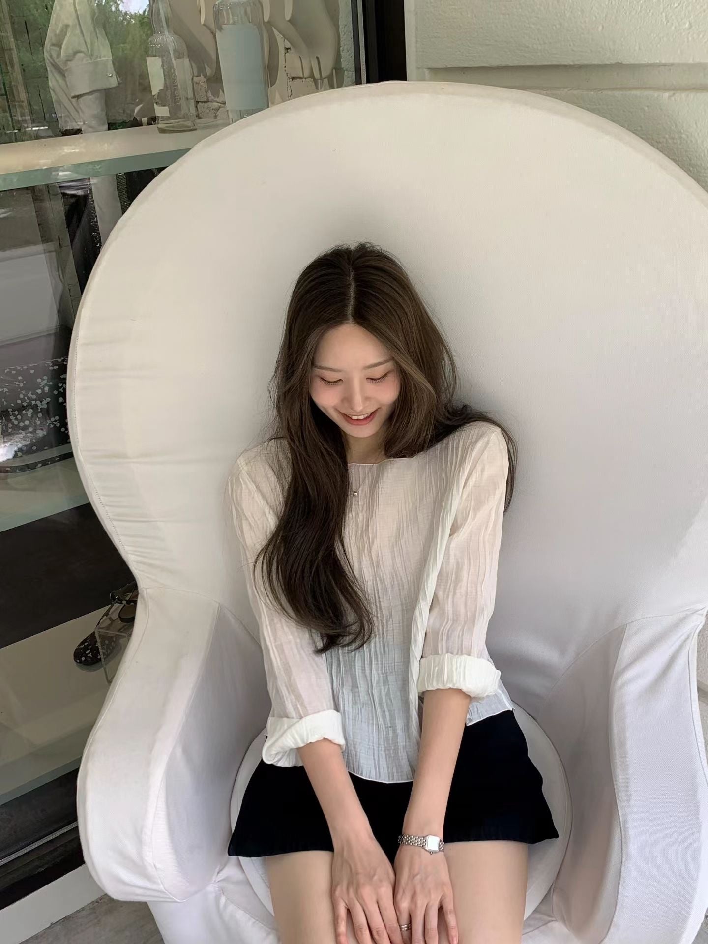 More wrinkle blouse